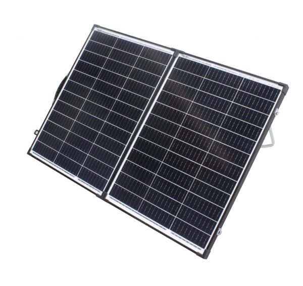 KT Solar 120 Watt, 12V Mono-crystalline Folding Solar Panel Kit